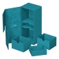 Preview: Ultimate Guard Twin Flip`n`Tray 266+ Xenoskin Petrolblau